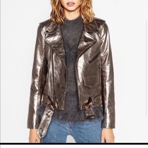 ZARA Metallic leather (authentic) limited edition